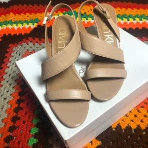 Calvin Klein Desert Sand Heals Size 7